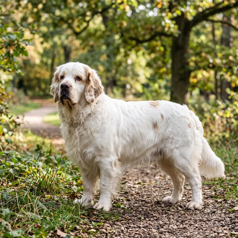 Klamberio spanielis nuotrauka