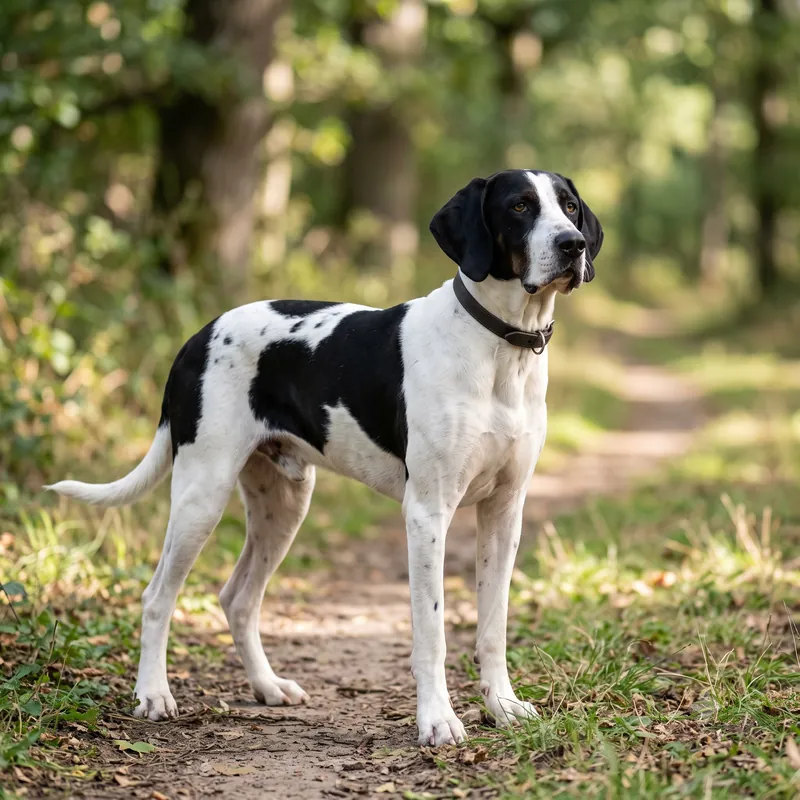 French White and Black Hound photo