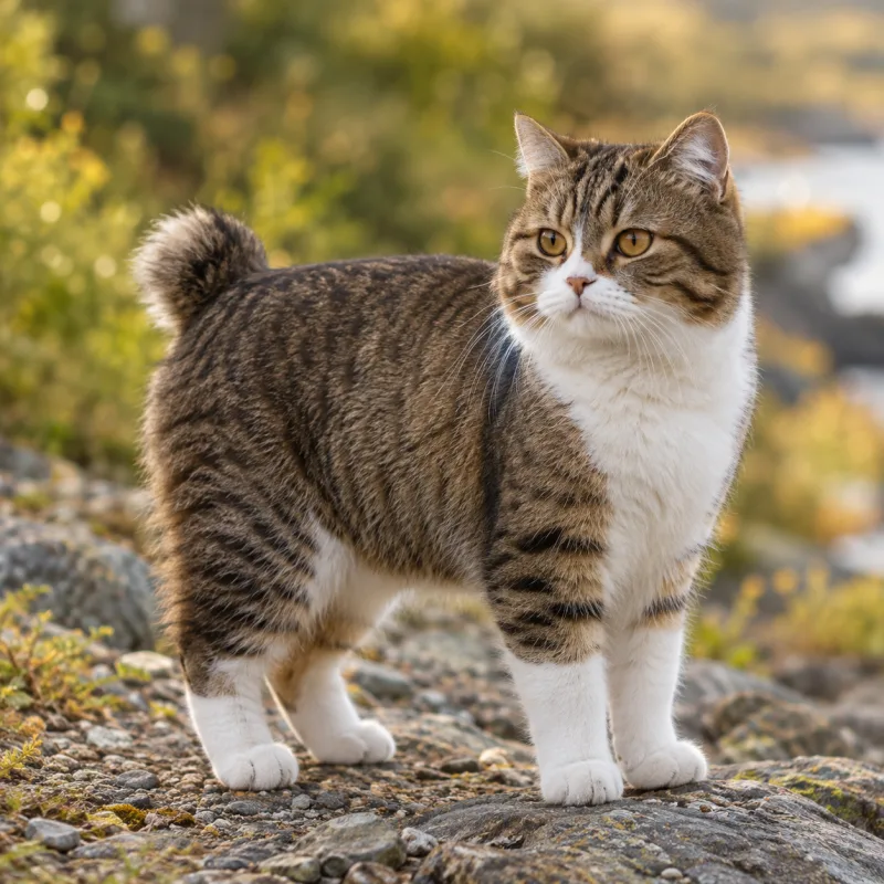 Kurilian Bobtail Shorthair nuotrauka