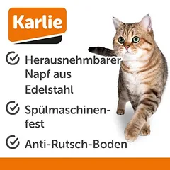 Karlie dubenėlis katėms Yaren, 200 ml — 2 nuotrauka