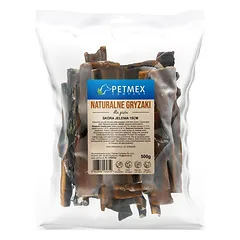 PETMEX Elnių oda 15cm 500g natūralus kramtomasis daiktas šunims