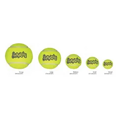 KONG AIR SQUEAKERS TENNIS BALL įv. dydžių teniso kamuoliukas šunims