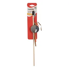 CAMON katėms lazdelė su kamuoliuku ir katžole 40cm