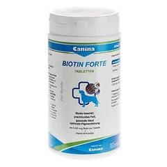 Canina Biotin forte tabletės šunims, odos ir kailio sveikatai, optimaliai pigmentacijai, N210, 700 g