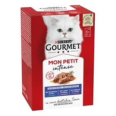 Gourmet Mon Petit mišrus rinkinys, drėgnas maistas katėms 12 x 50 g — 5 nuotrauka