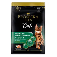 Prospera Plus Adult 1+ Chicken Optimal Wellness sausas maistas suaugusioms katėms su vištiena, 7 kg — 2 nuotrauka