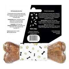 Lovi Food Premium kramtomas elnio kailis - kramtomas kaulas šunims, 100% elnias, Bone / S — 2 nuotrauka