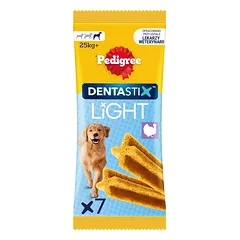 Pedigree Dentastix Light Dental Chews didelių veislių šunų skanėstai 7 vnt. - 152g