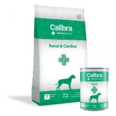 Calibra Veterinary Diets Dog Renal Cardiac 12kg + 400g