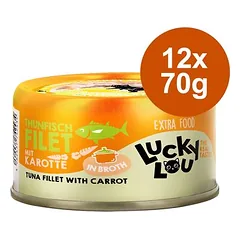 Lucky Lou Extra Food Filet in Brühe 12 x 70 g