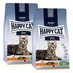 Happy Cat visavertis pašaras suaugusioms katėms su antiena Culinary LandEnte, 2x4 kg