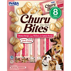 INABA Churu Bite Chicken 8x12g šuniui Vištiena su lašiša
