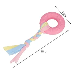Šuns žaislas, rožinis, 21 cm — 1 nuotrauka