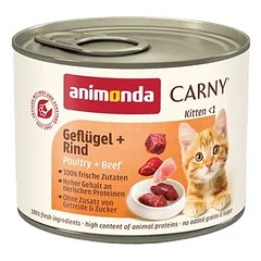 animonda Carny Kitten 12 x 200 g, drėgnas maistas kačiukams — 3 nuotrauka