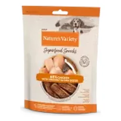 NATURE'S VARIETY SUPER FOOD SNACKS su vištiena
