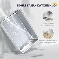 Kačių tualetas 40,5 x 60,5 x 41,5 cm — 4 nuotrauka