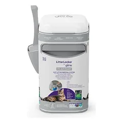 LitterLocker by Litter Genie® Platinum kraiko šalinimo kibiras katėms, LitterLocker® Platinum, baltas (su 1 kasete) — 2 nuotrauka