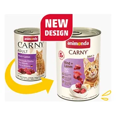 Animonda Carny Adult Beef + Lamb – konservai katėms su šviežia jautiena ir ėriena, 400 g — 2 nuotrauka