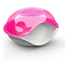 Georplast Duck Plain Transparent plastikinė guoliavietė katėms ir mažiems šunims su permatoma viršutine dalimi, įvairių spalvų, 57x48x32 cm