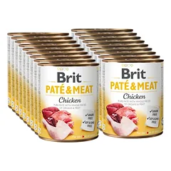 BRIT PATE & MEAT CHICKEN 18x800g