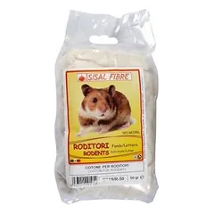 SISAL FIBRE COTTON FIBRES FOR HAMSTER NEST 50 G