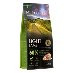 Profine Light Lamb sausas maistas šunims su ėriena 3kg. – 12kg.