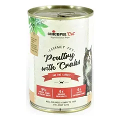 Chicopee Cat konservai katėms su paukštiena ir krabais 6x400g
