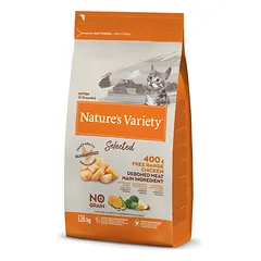 Nature's Variety Selected Kitten Sausas maistas kačiukams su vištiena 1,25 kg