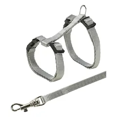 Trixie Junior Kačiukų petnešos su pavadėliu, 19-31 cm-8 mm, 1.20 m