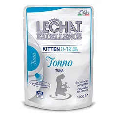 LeChat Excellence Wet Kitten su drėgnu maistu su tunu gabaliukais, 100 g
