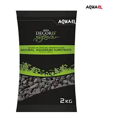 AQUAEL natūralus bazalto gruntas akvariumui 2-4 mm 2 kg