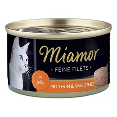 Miamor Super Premium konservai katėms su tunu ir putpelių kiaušiniais, 100 g — 2 nuotrauka