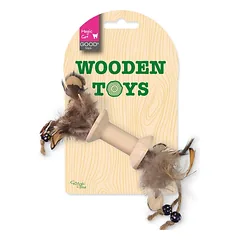 Toy Magic Cat Wooden Toy 16cm medinis žaislas katėms