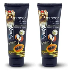 FREXIN 2in1 šampūnas su kondicionieriumi šunims Jojoba & Papaja 2x220 g