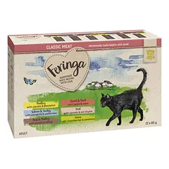 Feringa Classic Meat Menü Pouch drėgnas maistas katėms, ekonominė pakuotė 24 x 85 g — 3 nuotrauka