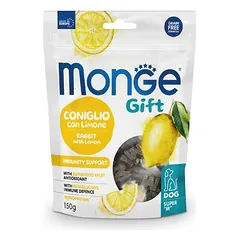 Monge Gift Dog Super M Immunity Support Rabbit With Lemon skanėstas šunims su triušiena ir citrina, 150 g