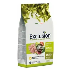 Exclusion Mediterraneo Dog Adult Medium Breed šunims su vištiena 12 kg