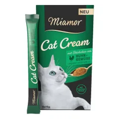 Miamor Cat Cream skanėstas su vištiena ir daržovėmis katėms