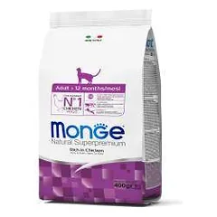 Monge Dry Cat Adult sausas maistas katėms, 0,4 kg