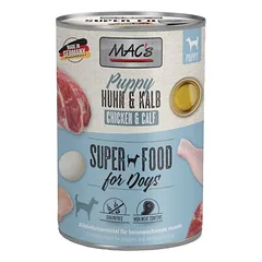 MAC's Puppy Superfood drėgnas maistas šuniukams 6 x 400 g