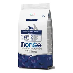 Monge medium adult visavertis sausas pašaras su vištiena 12kg