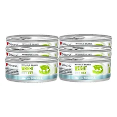 Disugual drėgnas drėgnas kačių maistas Veterinary WEIGHT Sola (suaugusiems) 6x85 g