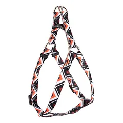 Flamingo petnešos šunims Step & Go Stian, baltos/juodos/oranžinės, Matmenys: 45-60 cm / 20 mm — 2 nuotrauka