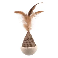 Magic Cat Natural Fun kūgis su plunksnomis 6 cm — 2 nuotrauka