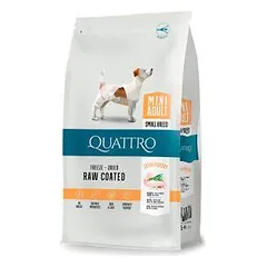 Quattro Mini Adult su paukštiena sausas mažų veislių šunų pašaras, 7 kg
