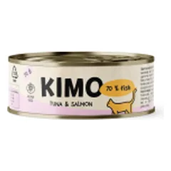 Kimo Cat Tuna & Salmon 70 g parduotuvėje petreon.lt