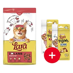VERSELE-LAGA Lara Adult Lamb 7 kg kačių maistas su ėriena + 2 NEMOKAMI skanėstai