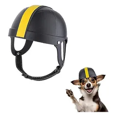 Motorradhelm für Haustiere mit Ohrenlöchern