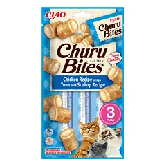 Churu Bites Cat Chicken Tuna Scallop skanėstas katėms