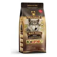WOLFSBLUT Adult Black Marsh sausas maistas suaugusiems šunims su buivoliena ir batatais 2 kg